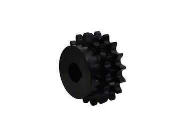 Z17 P12.7 C45 Right Hand Helical Gear Double Sprocket Wheel Toothed Rack
