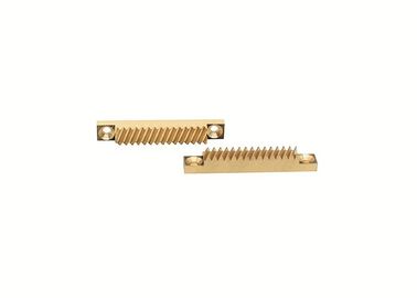 CNC Multi Shape Helical Gear Racks Miniature Aluminium Brass C45 M0.5